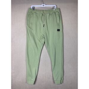 Well‎ Known Studios Pants Men XXL Green Tapered Sweatpants Workout Adult